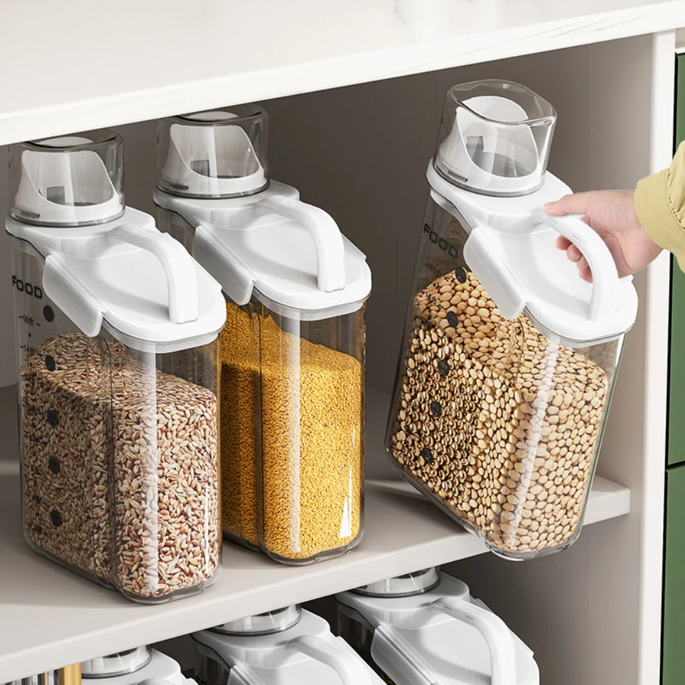 

Silicone Non-toxic Refrigerator Noodle Box Environmentally Friendly Snack Dry Tea Storage Tank Safe Saving Space Kitchen