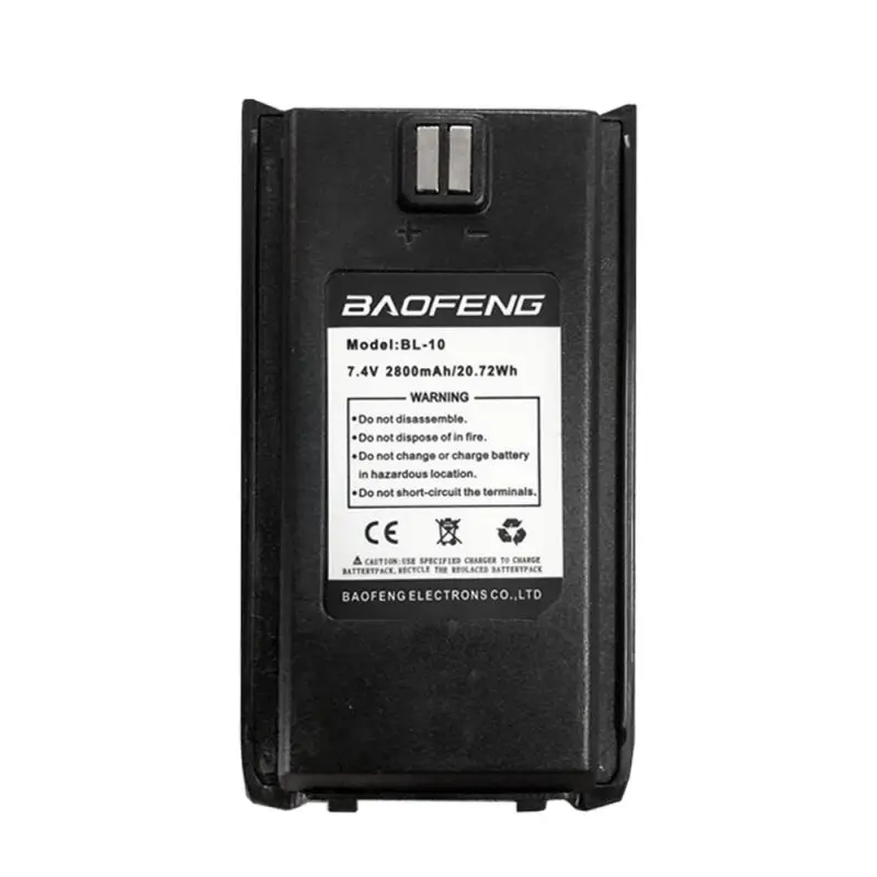 Baofeng Original Walkie Talkie A58S Battery 2800mAh Extra Li-ion Battery For BF-A58S Portable Two Way Radio Replace Power enlarge