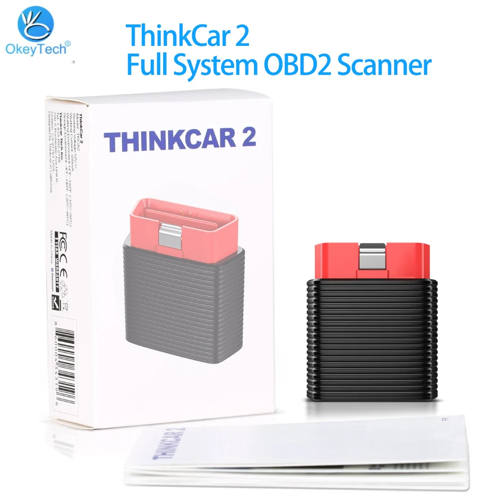 

Полный сканер ThinkCar 2 с Bluetooth, поддержка 15 функций сброса для iOS/Android, бесплатное Многоязычное обновление