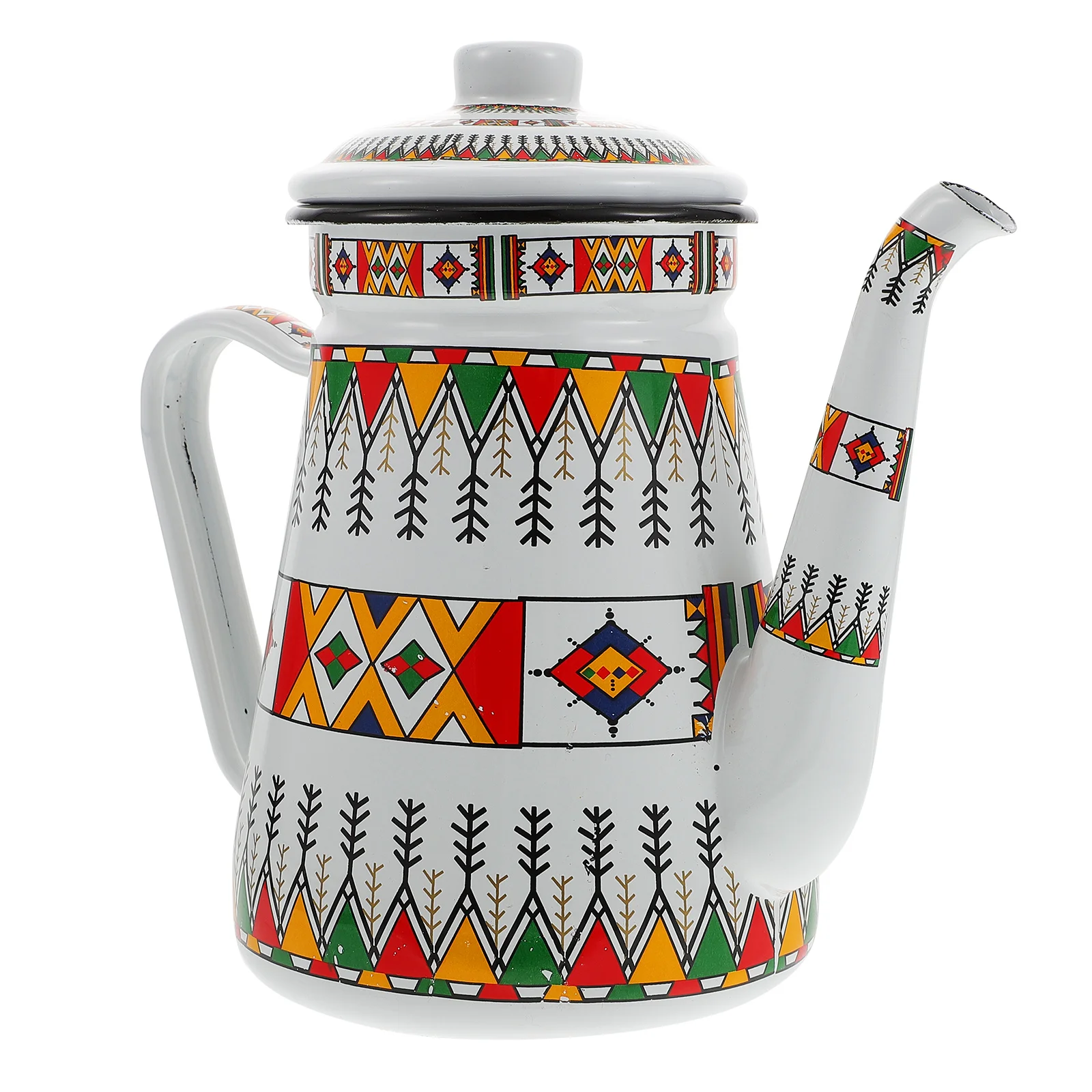 

Enamel Pitcher Kettle Tea Water Ceramic Pots Porcelain Pot Coffee Teapot Camping Boilerenamelware Drink Beverage Jug Serving