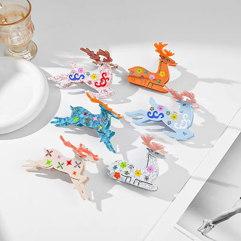 Ацетатные заколки для волос