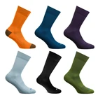 Новые носки calcetines ciclismo для мужчин и женщин, спортивные носки для велоспорта, езды на велосипеде, цветные носки Coolmax для баскетбола, альпинизма, кемпинга, бега