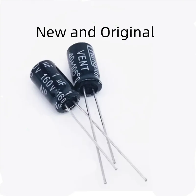 NP неполярный Новый подключаемый электролитический конденсатор 1 мкф 160 в 6x12