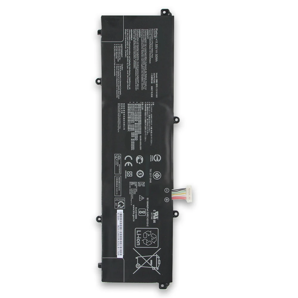 Фото Аккумулятор премиум-класса для ASUS S5600F S433FL S521FA S533F ADOL14FLC S4600F C31N1905 с длительным сроком службы №5
