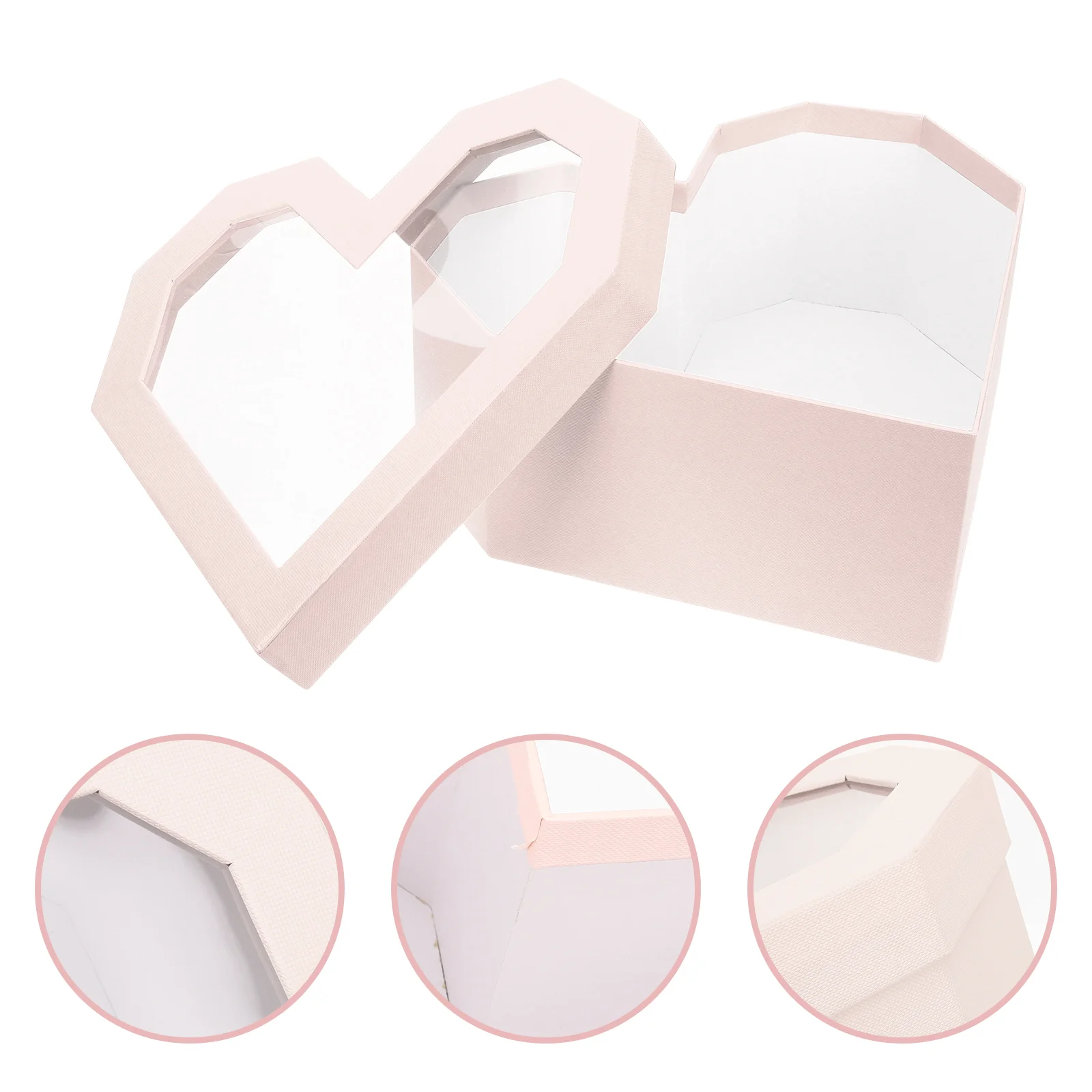 

Box Heart Boxes Flower Gift Flowersshaped Set Shape Day Cardboardvalentine Lids Valentines Arrangement Chocolate Preserved