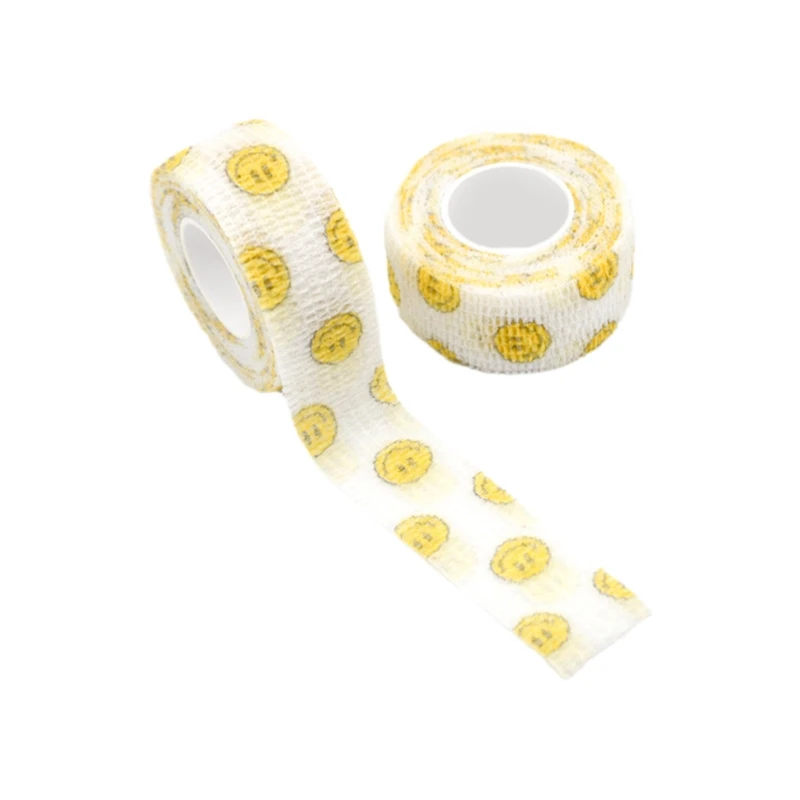 

Y1QE Self Adhesive Bandage Wrap, Non Woven Cohesive Elbow Cohesive Bandage, First Aid Tape for Ankle, Knee & Wrist Sprains