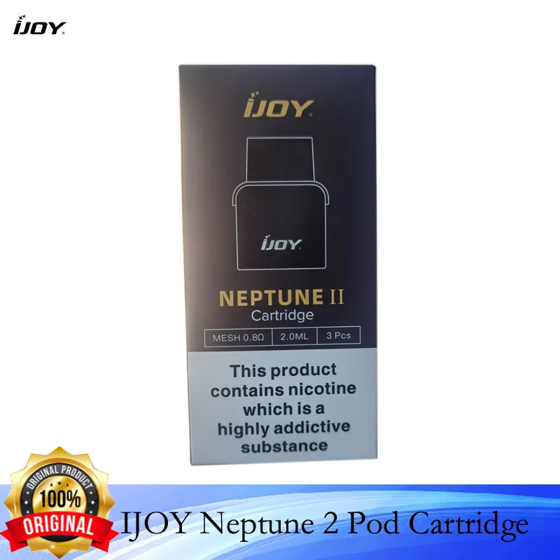

3-30 шт., картридж IJOY Нептун 2, Емкость 2 мл, с сеткой 0,8 Ом