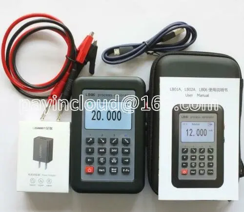 

New LB06 Hart Modbus 4~20mA/0~10V Process Calibrator Current Signal Generator Source