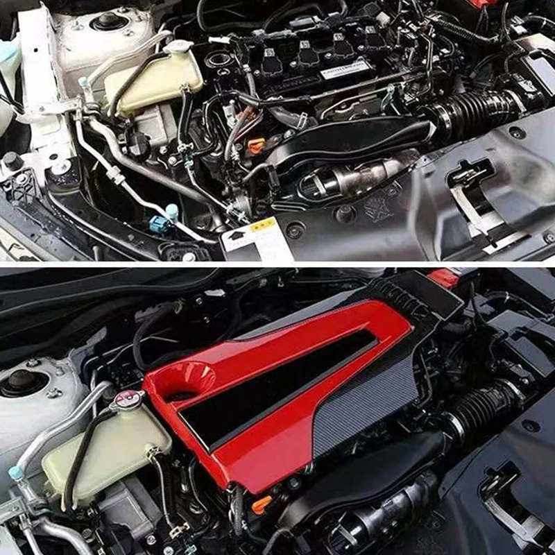 Крышка двигателя автомобиля Капот из углеродного волокна ABS Стиль для Honda Civic Accord