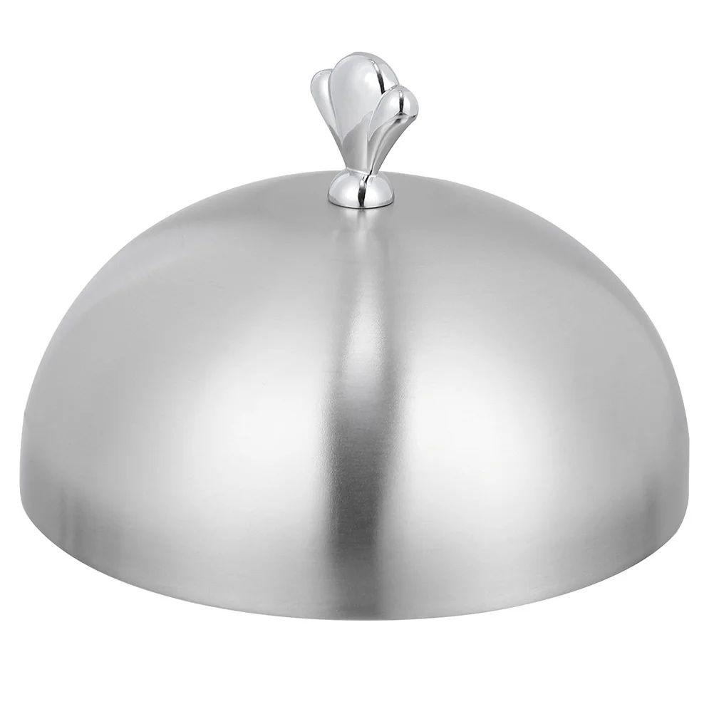 

Griddle Dome Cover Round Steaming Cover Metal Food Covers Pastry Dome Cover Hamburger Steak Cover