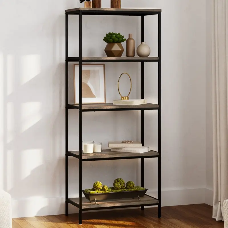 

5 Tier Bookcase, Black