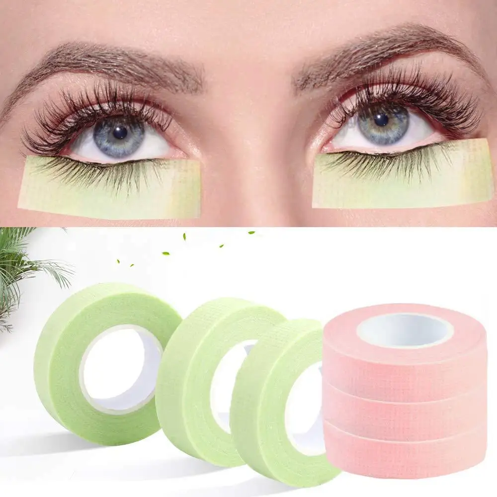 

Sdatter 5pcs/Rolls False Eyelashes Extension Tape Professional Anti-allergy Breathable Micropore Fabric Eye Lashes Grafting Tool