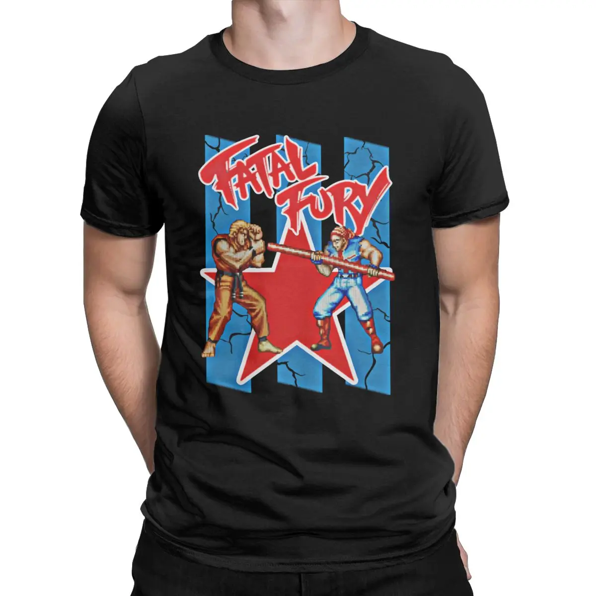 Fatal Fury Game Ryo Vs Billy King Of Fighters T Shirt pixel retro game Cotton Clothing Vintage Short Sleeve Gift Idea T-Shirts