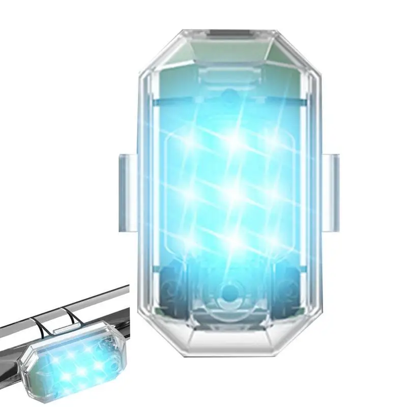 

Мотоциклетный стробоскоп, светодиодный мини-фсветильник для дрона, несколько цветов, зарядка по USB, мигающий предупредительный свет