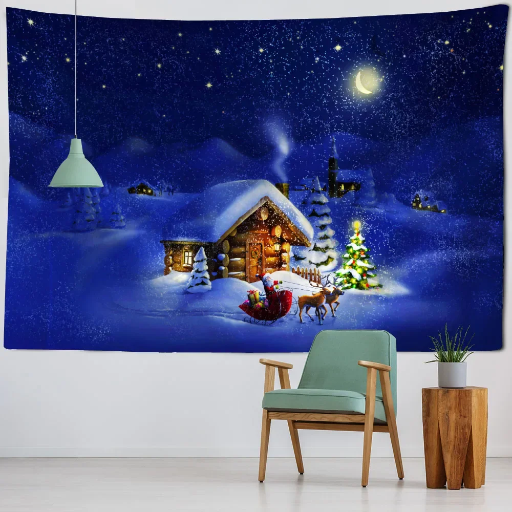 Рождественское украшение гобелен на стену рождественская елка для дома