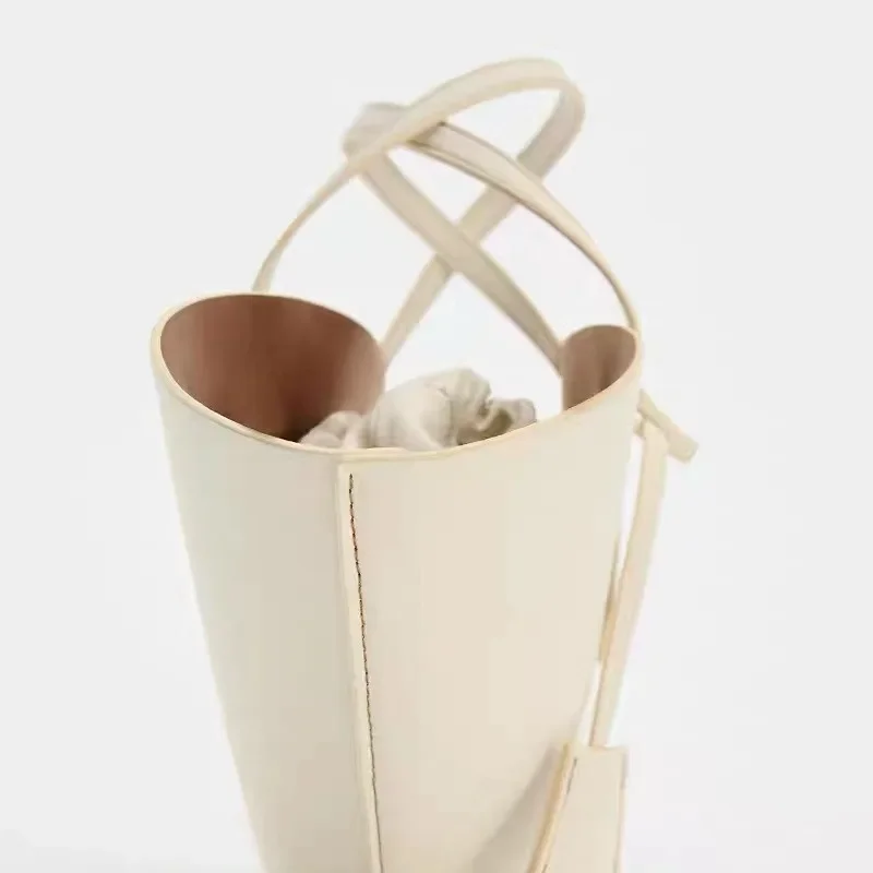 Женская сумка-тоут ZA RA 2024 с ручкой в виде веера