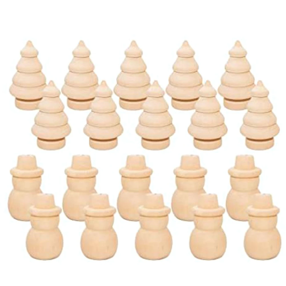 

20 шт., деревянные куклы-колышки для граффити