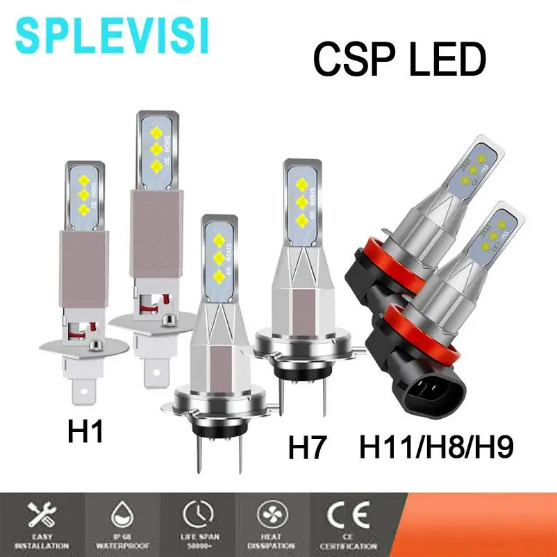 

Front Fog Light LED Headlight Bulbs white Lamp For Ford Fiesta MK7 2008-2017 C-Max 2007-2019 S-Max 2006-2014 led lights for car