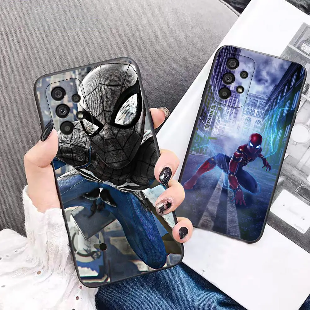 

Marvel Funny Spider Man Comics Case For Samsung Galaxy A73 A72 A71 A53 A52 S A51 A42 A41 A33 A32 A31 A23 A22 A21s A13 A12 A11 5G