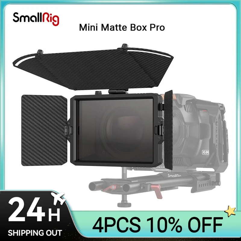 

SmallRig Mini Matte Box Pro for mirrorless cameras to prevent sunlight or other light from causing glare and flare 3680