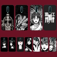 yinuoda japanese horror comic tomie phone case for vivo y91c y11 17 19 17 67 81 oppo a9 2020 realme c3