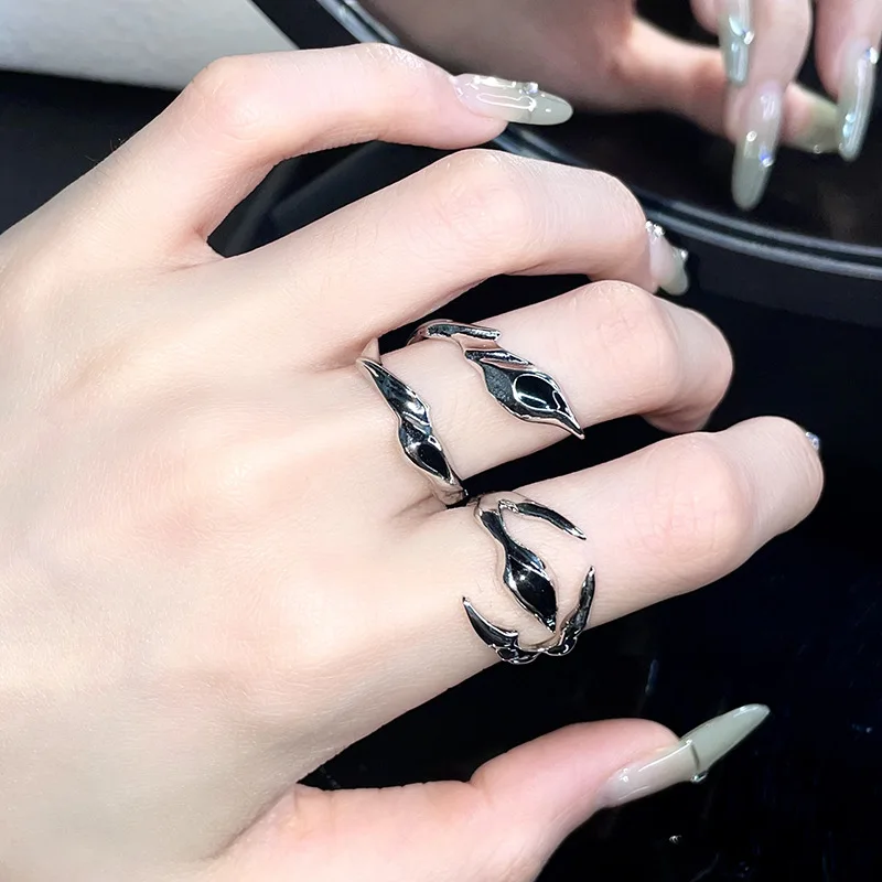 Открытое кольцо в стиле хип-хоп готика панк