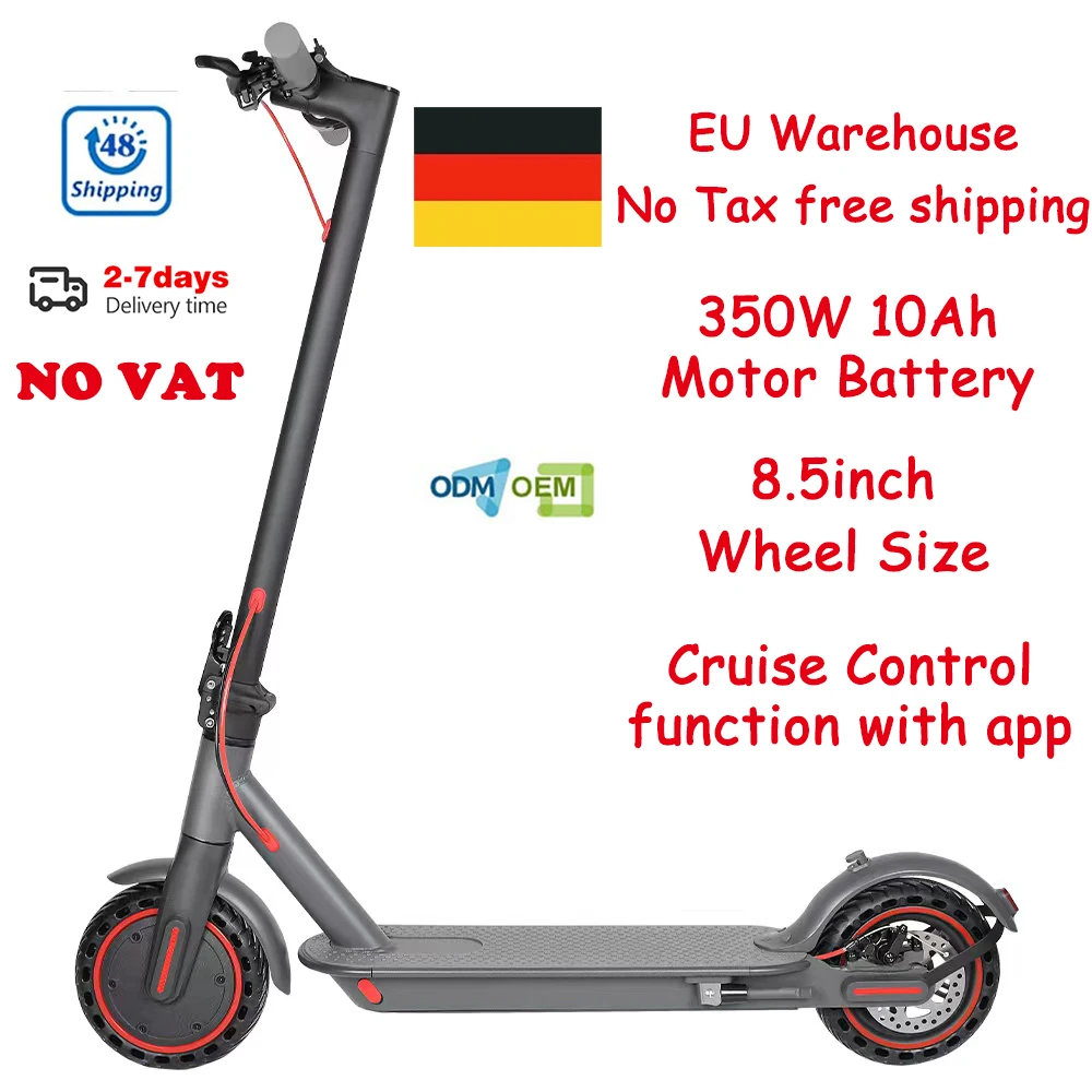 

Free Shipping EU Stock Top Quality Electric Scooter 350W 10Ah 8.5inch 30KM/H With App M365 2 Xiaomies E Scooters