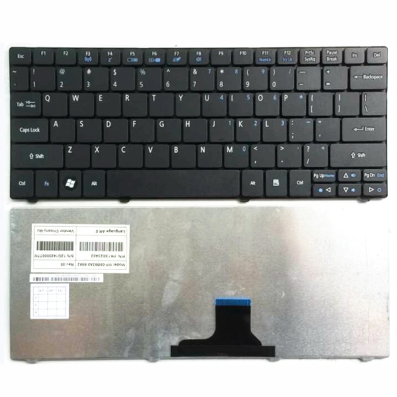Клавиатура с английской раскладкой для ноутбука FUJITSU P3010 P3110 PH521 - купить по