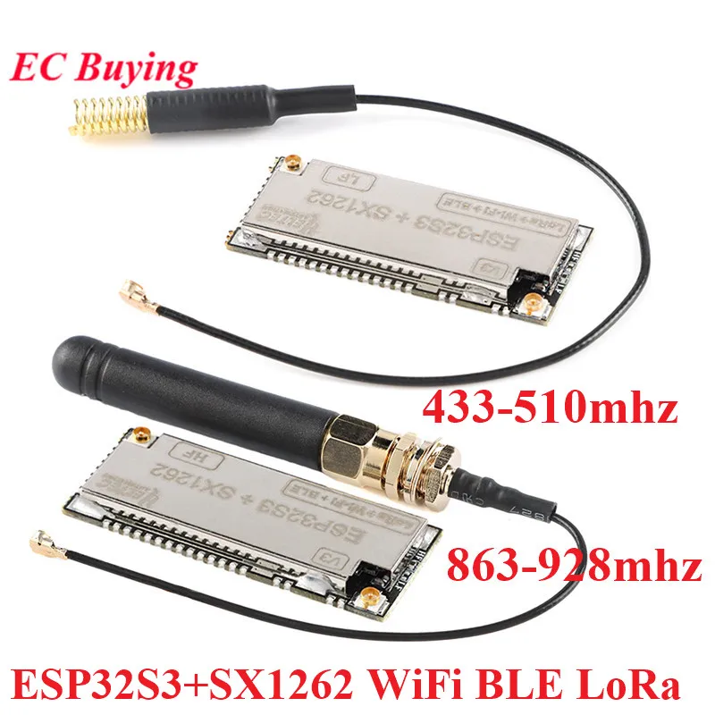 ESP32S3 + SX1262 Wi-Fi Bluetooth-совместимый беспроводной модуль BLE LoRa LoRaWAN 433-510 МГц 863-928 МГц HTIT-Wsh ESP32-S3FN8 для Arduino ESP32S3 + SX1262 Wi-Fi Bluetooth-совместимый беспроводной модуль BLE LoRa LoRaWAN 433-510 МГц 863-928 МГц HTIT-Wsh ESP32-S3FN8 для Arduino