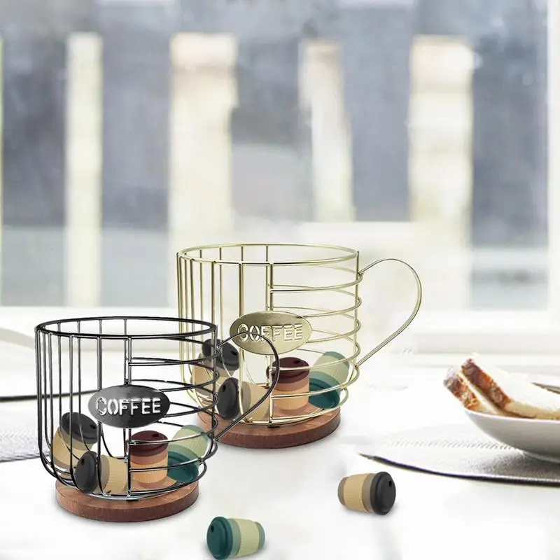 

Держатель для кофейных капсул, универсальная корзина для хранения кофейных капсул, органайзер для кофейных капсул, подставка, контейнер для кофейных капсул для дома, кафе, отеля