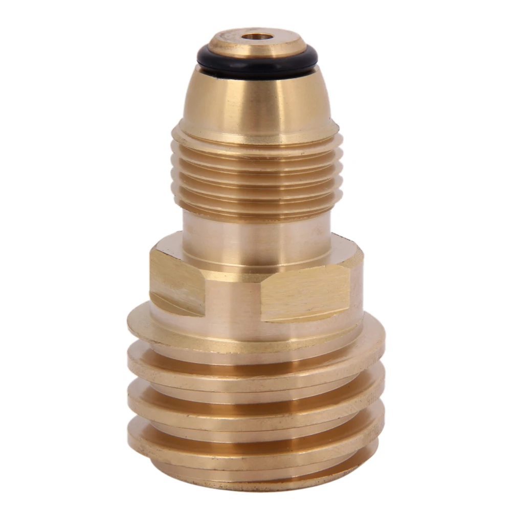 

North Camping Outdoor Propane Inflation Connector Gas Stove Adapter Gas Bottle Transfer Interface to QCC Outlet Brass Adapter