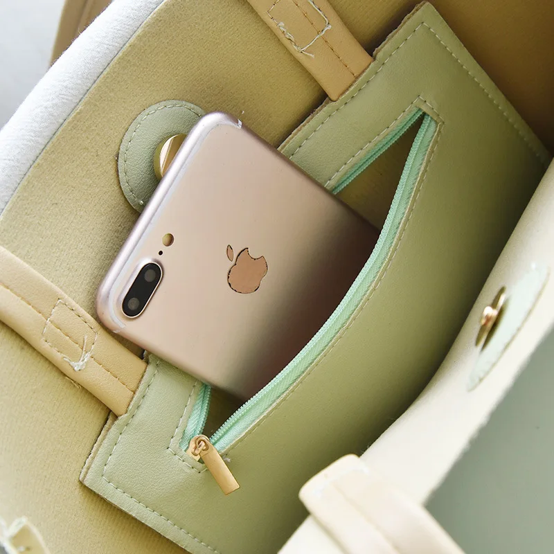 Women Shoulder Bags Large Capacity Messenger Bag Female Solid Color Soft Leather Simple Handbag PU Leisure Tote Bag