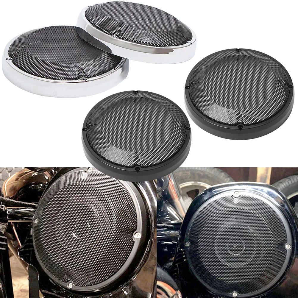 Седельные Чехлы 6 5 дюйма/нижний обтекатель чехлы для колонок подходят Harley Touring Road