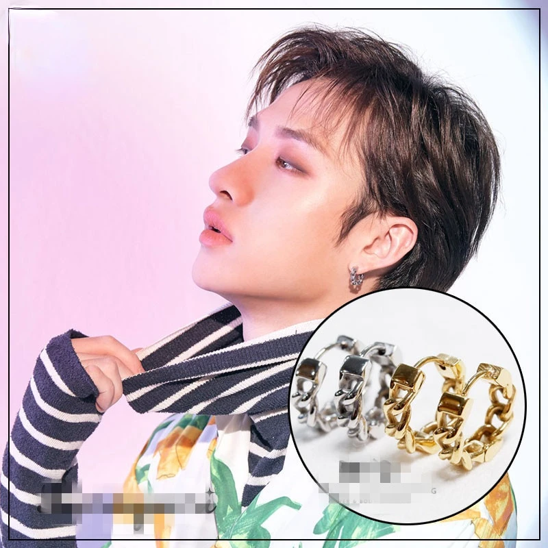 

KPOP Stray Kids Team Leader Fang Can With The Same Earrings Chain Earrings Chain
