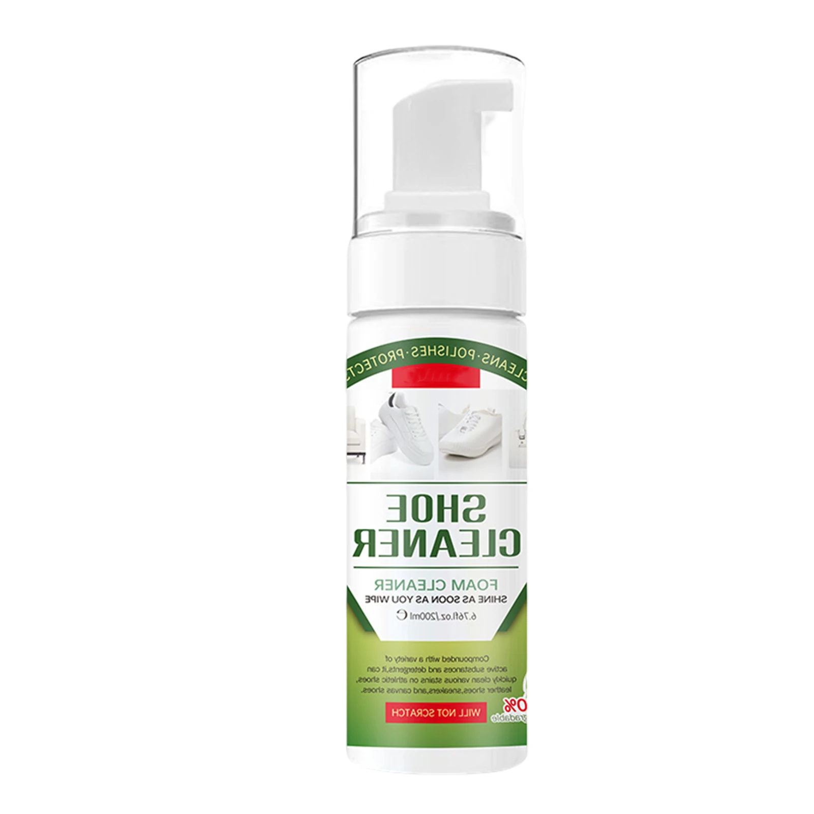 

200ML Bubble Shoes Stain Remover Explution Foam Shoe Cleaner for All Kinds of Shoes Boots Sneakers