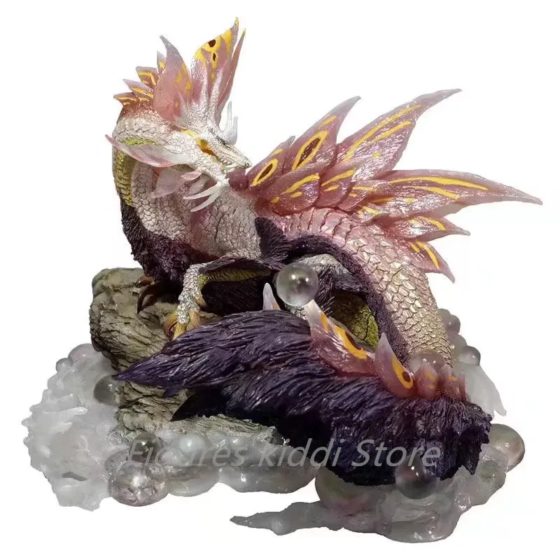 

Monster Hunter World Iceborne Velkhana Nergigante Statue MHW Elder Dragon Figure Collectible Model Toy