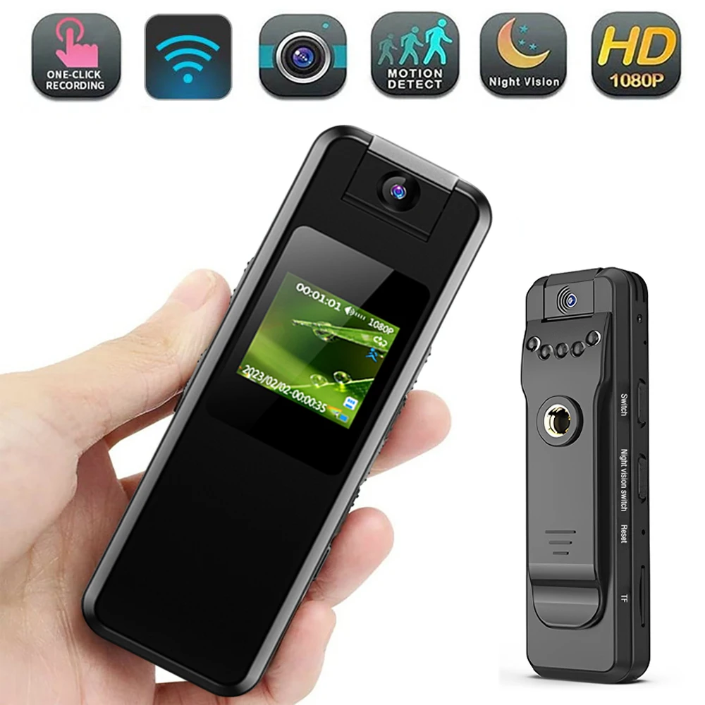Мини цифровая камера 1080P HD экран портативная Магнитная камера ночного видения маленькая видеокамера камера для спорта на открытом воздухе камера для автомобиля DV камера