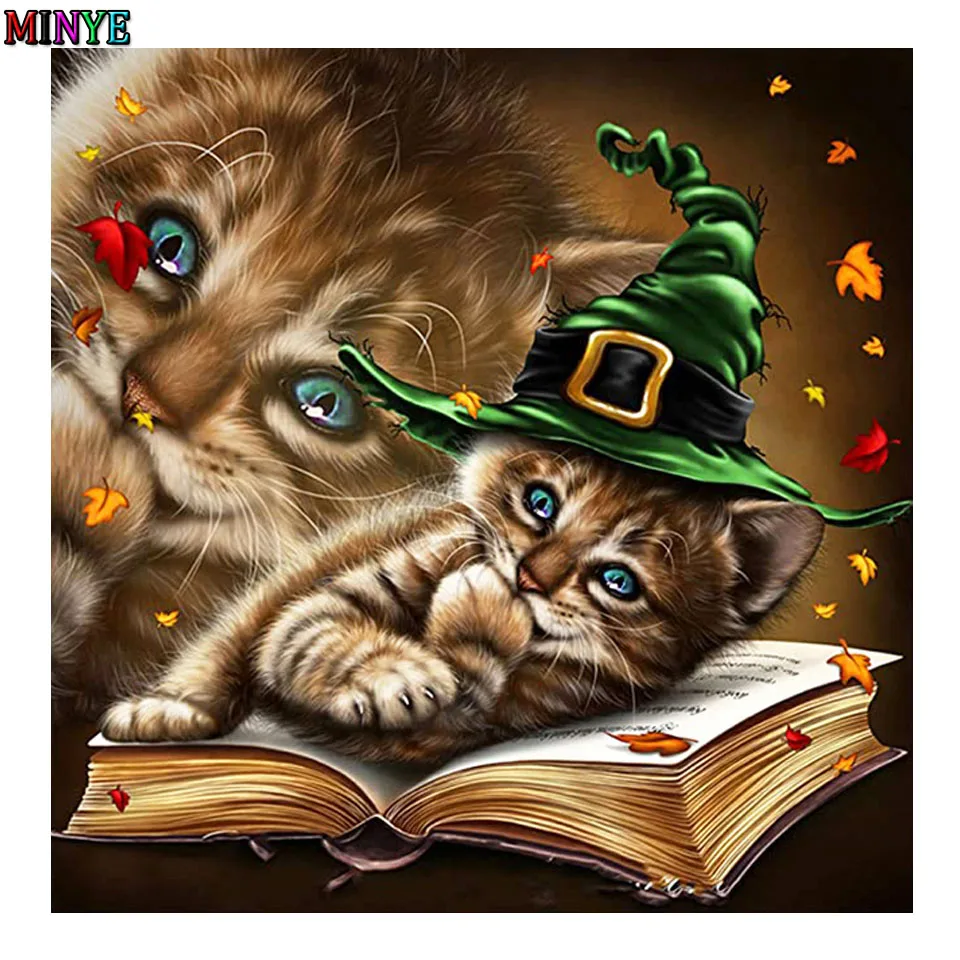 

5D алмазная живопись «сделай сам», мультяшная мозаика с волком Стразы, алмазная вышивка крестиком, мозаика ручной работы, подарок, украшение ...