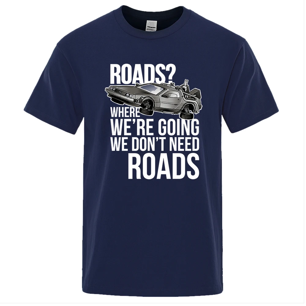 

Back To Future Print T-shirts Men 2021 Summer Brand Short Sleeve Man T Shirt Fashion Hip Hop Loose Tops Harajuku Streetwear