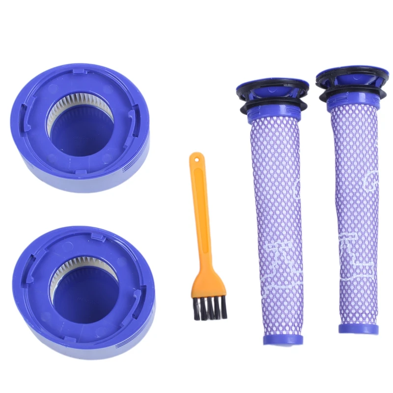 

2 Pack Replacement For Dyson V8 Pre Filter + HEPA Post Filter, Compatible Dyson V7 V8 Animal Absolute Cordless Vacuum For Pre-Fi