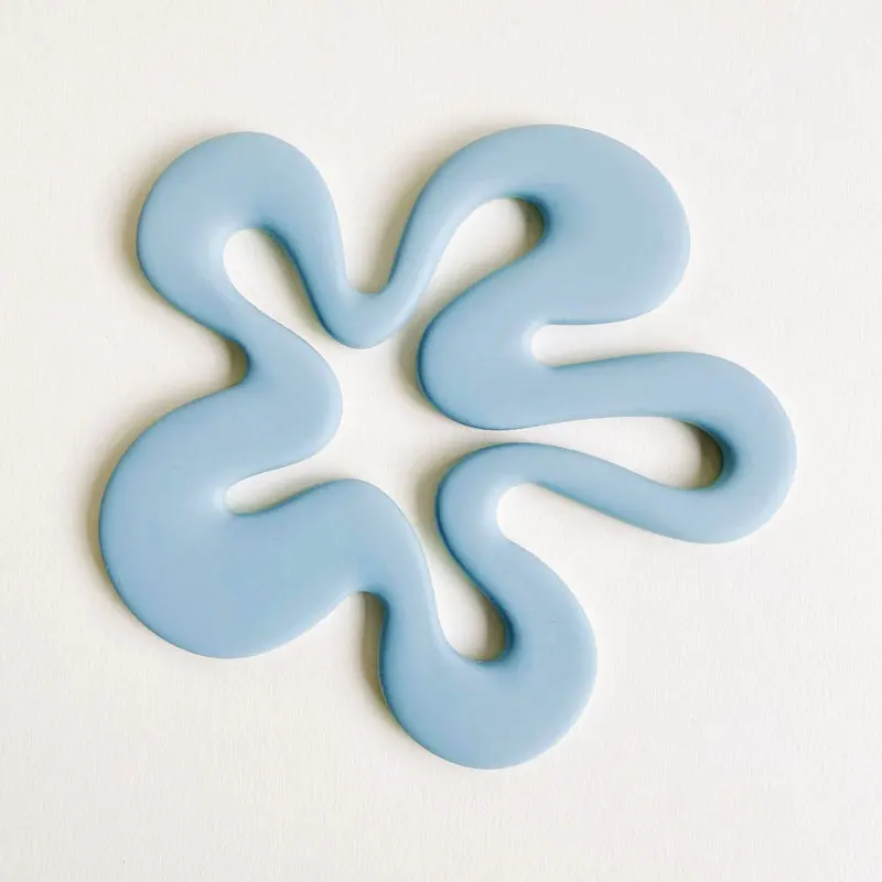 Противоскользящие силиконовые подставки под чашку в форме цветка