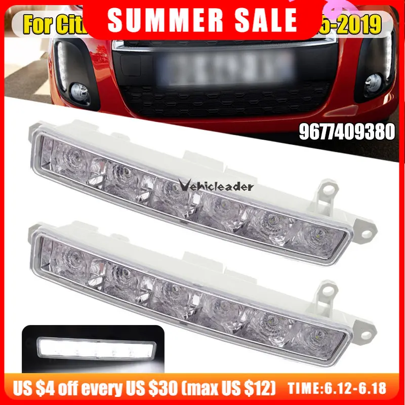 

2 шт., светодиодные лампы для Citroen C1 2006-2017/Citroen C3 2015-2019 9677409380 PG2044330