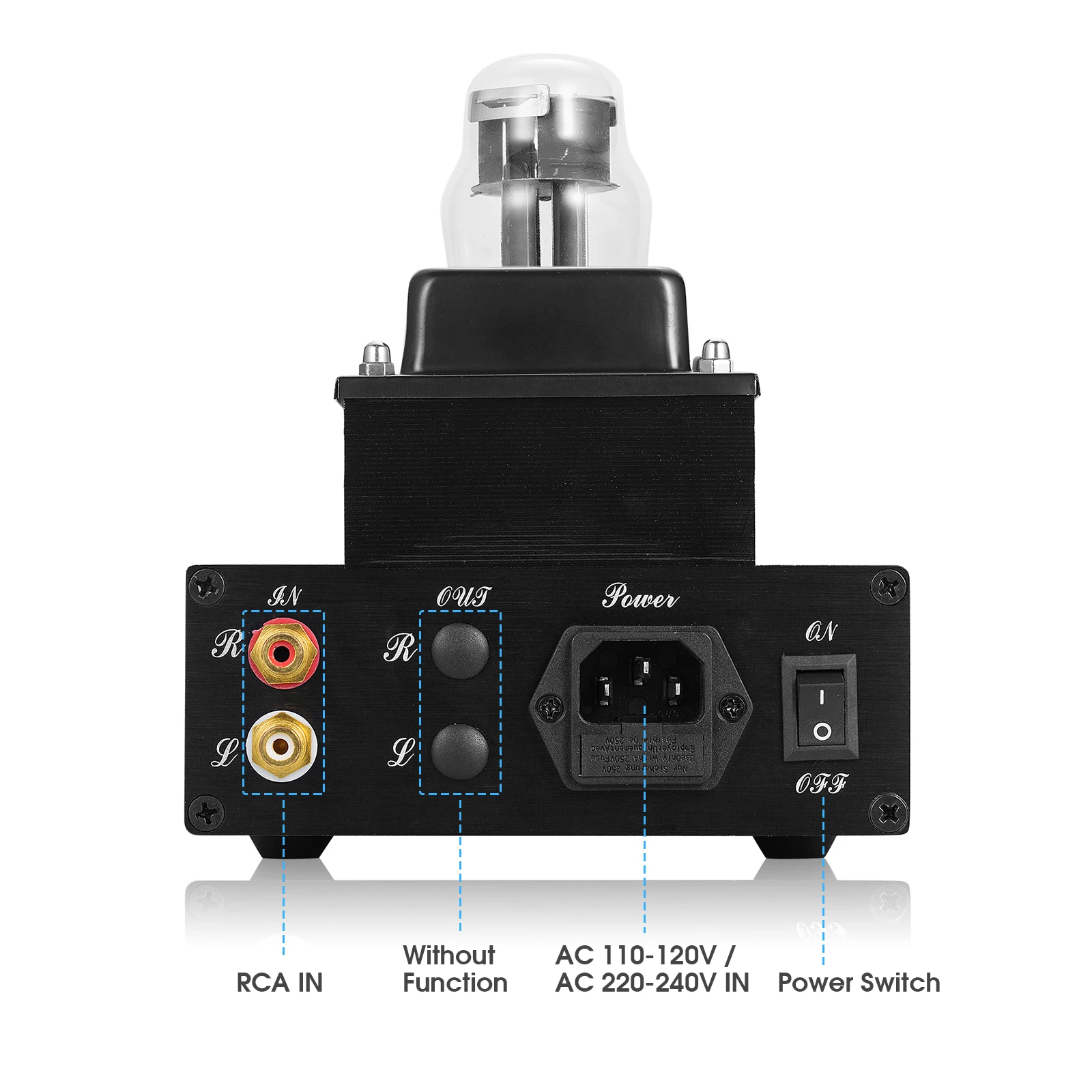 Nobsound HiFi Pure Class A вакуумный трубчатый усилитель для наушников Домашний Настольный