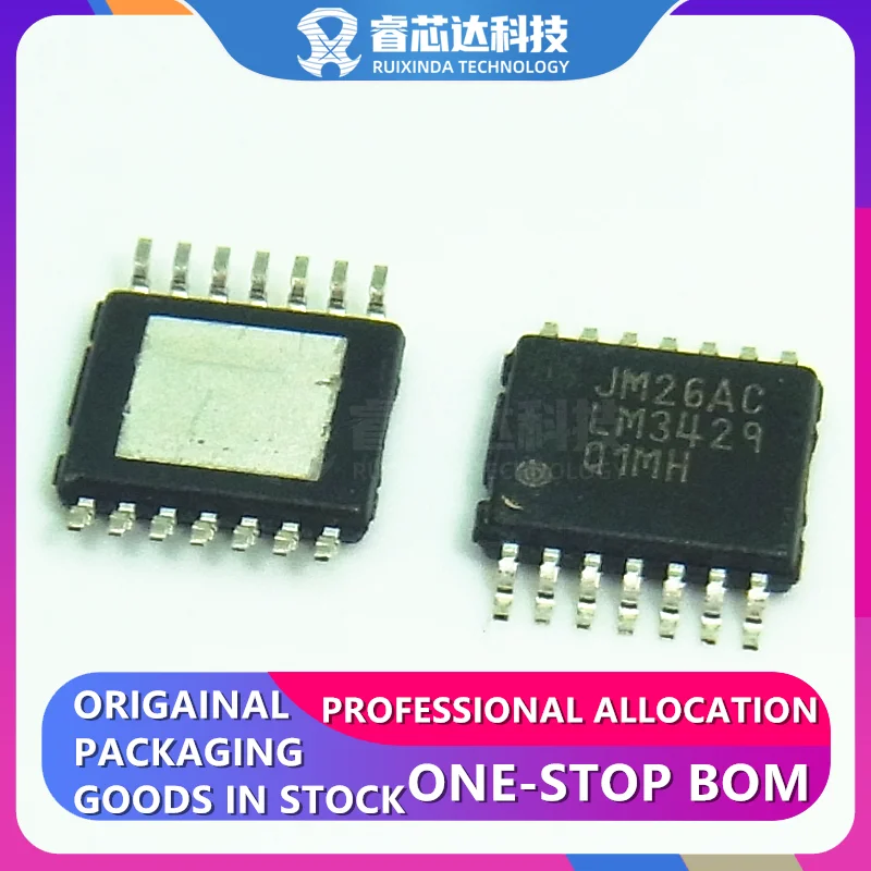 

RXDNA LM3429Q1MHX/NOPB LM3429Q1MH LM3429Q1MH/NOPB LM3429 LED Driver IC 1 Output DC DC Controller SEPIC, PWM Dimming 14-HTSSOP