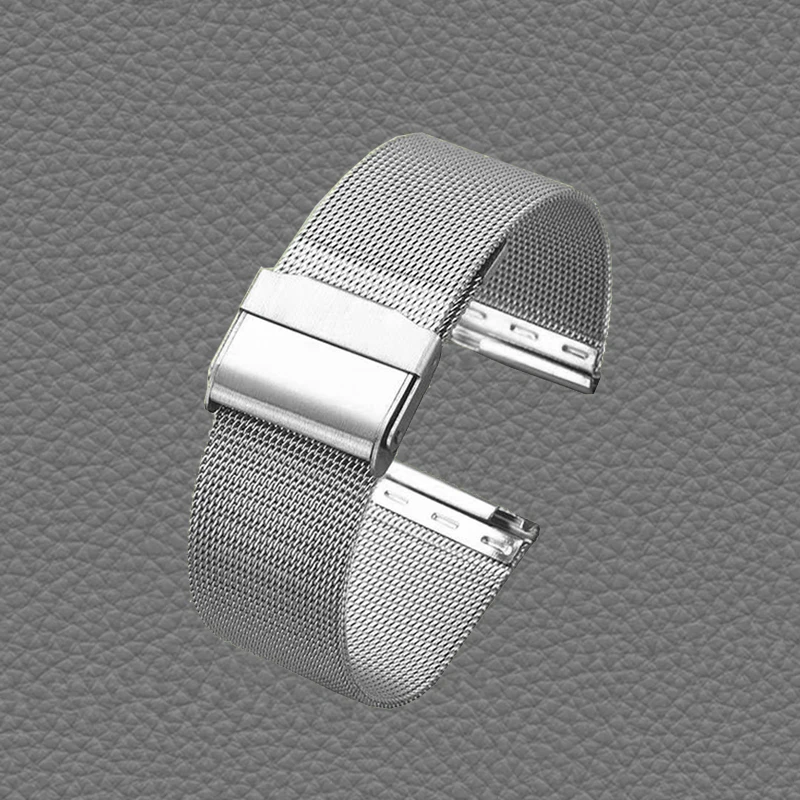 Быстросъемный стальной ремешок подходит для часов DW Tissot CK Apple для мужчин и женщин, ультратонкие миланские часы из тонкого металла (art.: 3920d07cc7e30) - 3920d07cc7e30