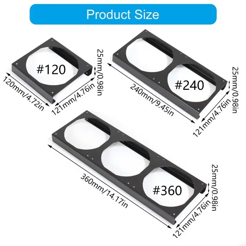 Cora Metal PC Fan Risers Кроншень 12 см. Вентилятор Оптимизированные воздушные потоки для компьютерных систем охлаждения (art.: 3920d1d72eeaa) - 3920d1d72eeaa