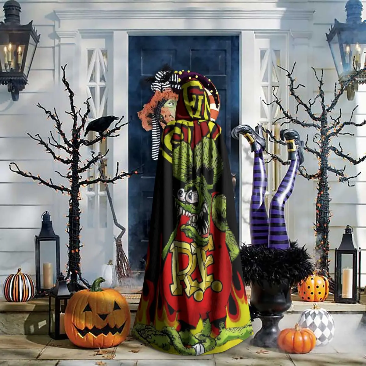 Крыса Финк с капюшоном плащ Хэллоуин искусственный косплей женщины мужчины