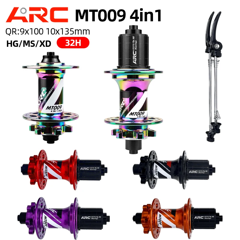 

Mtb Arc Cube Bicycle Hub 32 Holes Cassette Hub Bike Cubes Rear Hub 135x10 for Bmx Cube Freehub HG / MS / XD Freehub 11/12 Speed