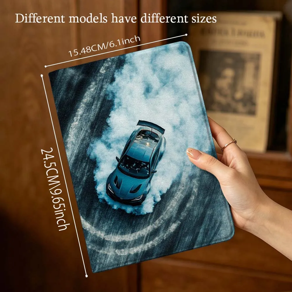 Фото Чехол для планшетов Drift Car Smoke Soft для OPPO VIVO IQOO OnePlus Realme Pad 3 Pro 13 12.1 11.61 11.4 10.36 11 дюймов №4