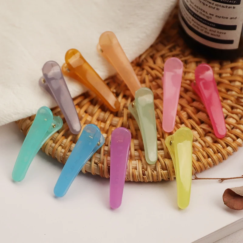 

100pcs Manual adj DIY Girs Cute Colorful Small Hair Claws Lovely Hair Decorate Claw Clips Hairpins Kids Sweet Hair Accessories